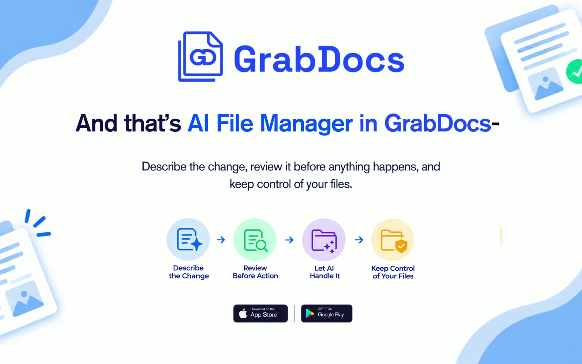 AI File Manager product demo