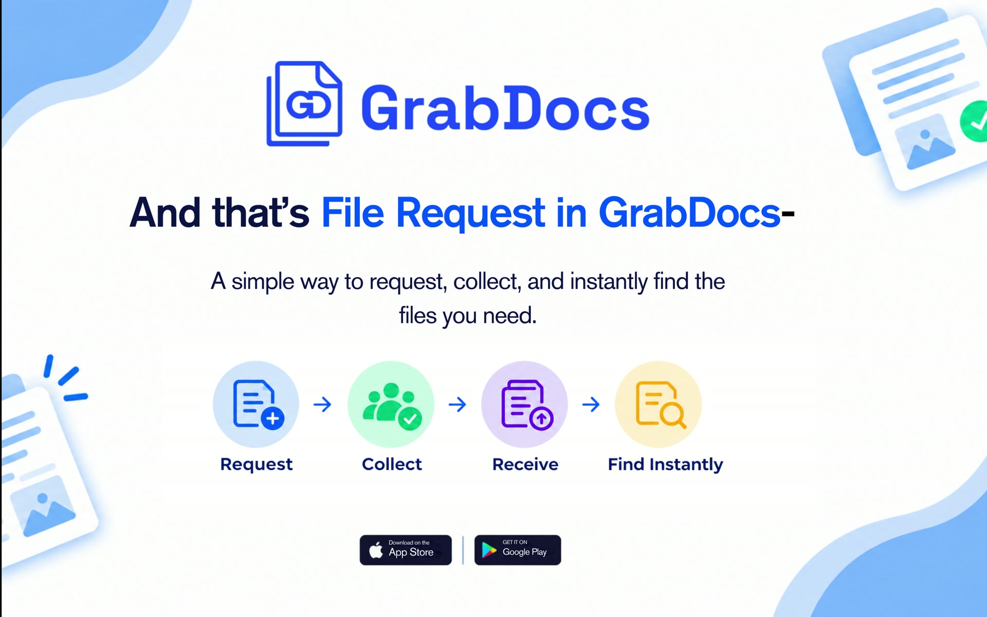 File Request product demo